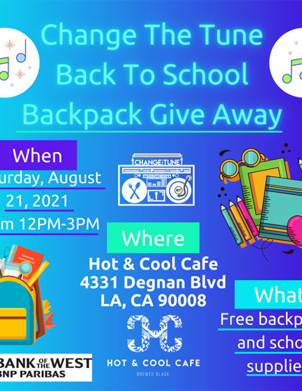 Change The Tune Back To School BackPack Giveaway