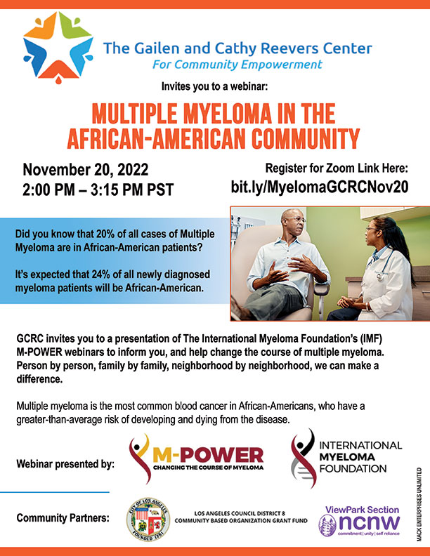 Multiple Myeloma in the African-American Community