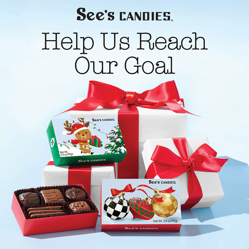 Sees CANDIES | Help Us Reach Our Goal!