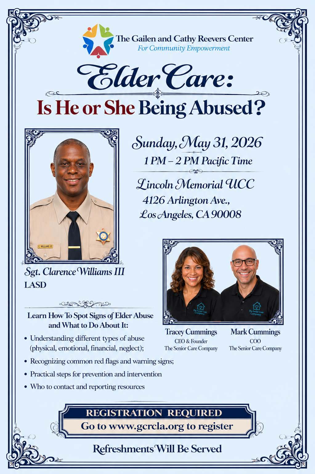 Elder Care: Is He or She Being Abused
